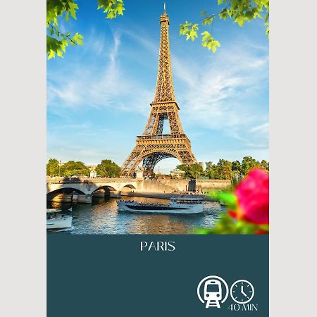 Appartement-Paris-Disney-Terrasse-Jardin-Parking Vaires-sur-Marne Ngoại thất bức ảnh