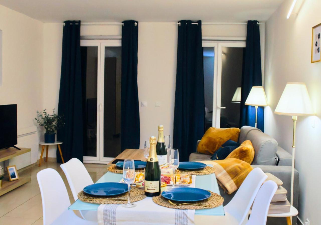 Appartement-Paris-Disney-Terrasse-Jardin-Parking Vaires-sur-Marne Ngoại thất bức ảnh