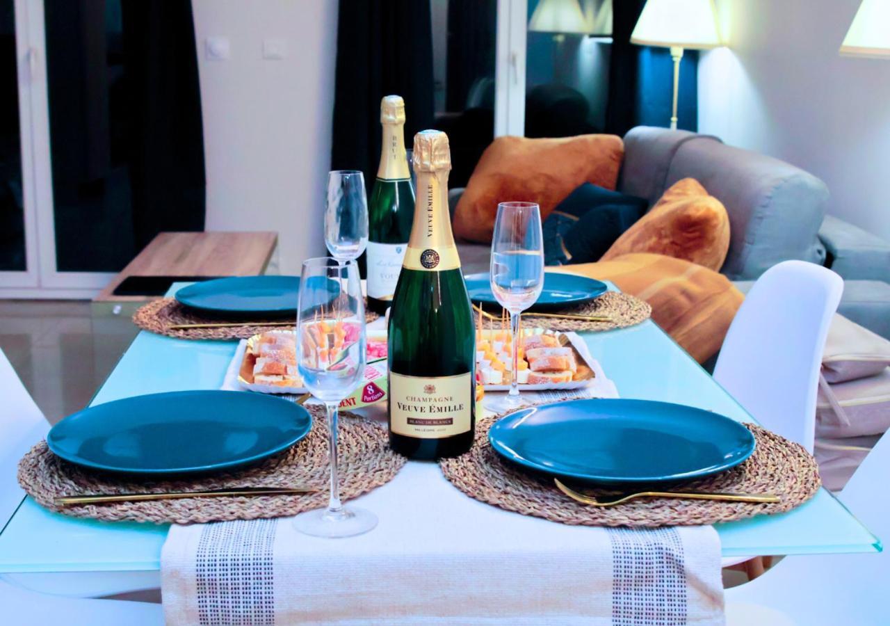 Appartement-Paris-Disney-Terrasse-Jardin-Parking Vaires-sur-Marne Ngoại thất bức ảnh